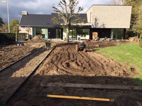 aanleg tuin