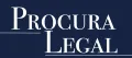 Logotipo de Procura Legal en texto blanco con serifa sobre un fondo azul oscuro