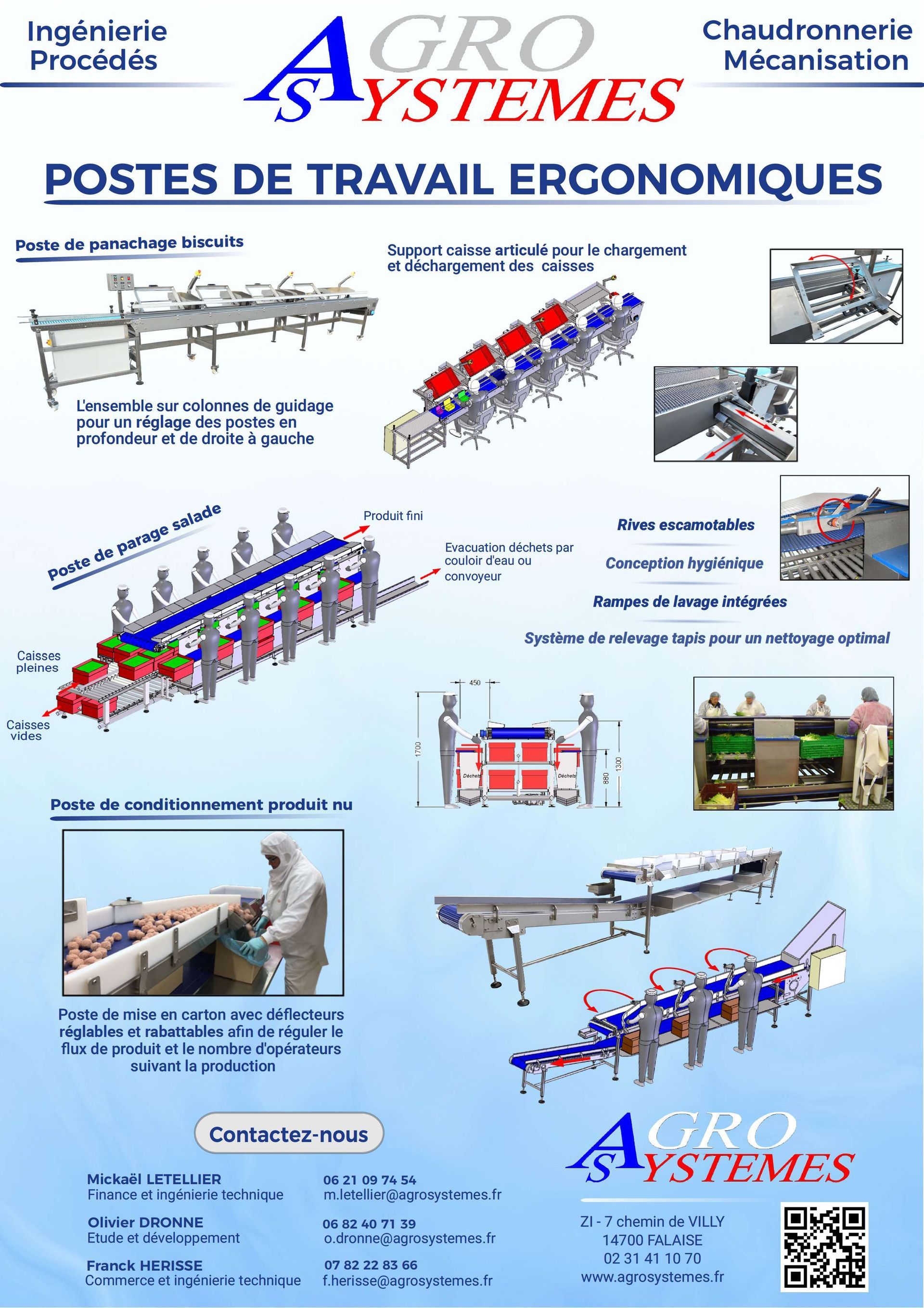 Postes de travail ergonomiques