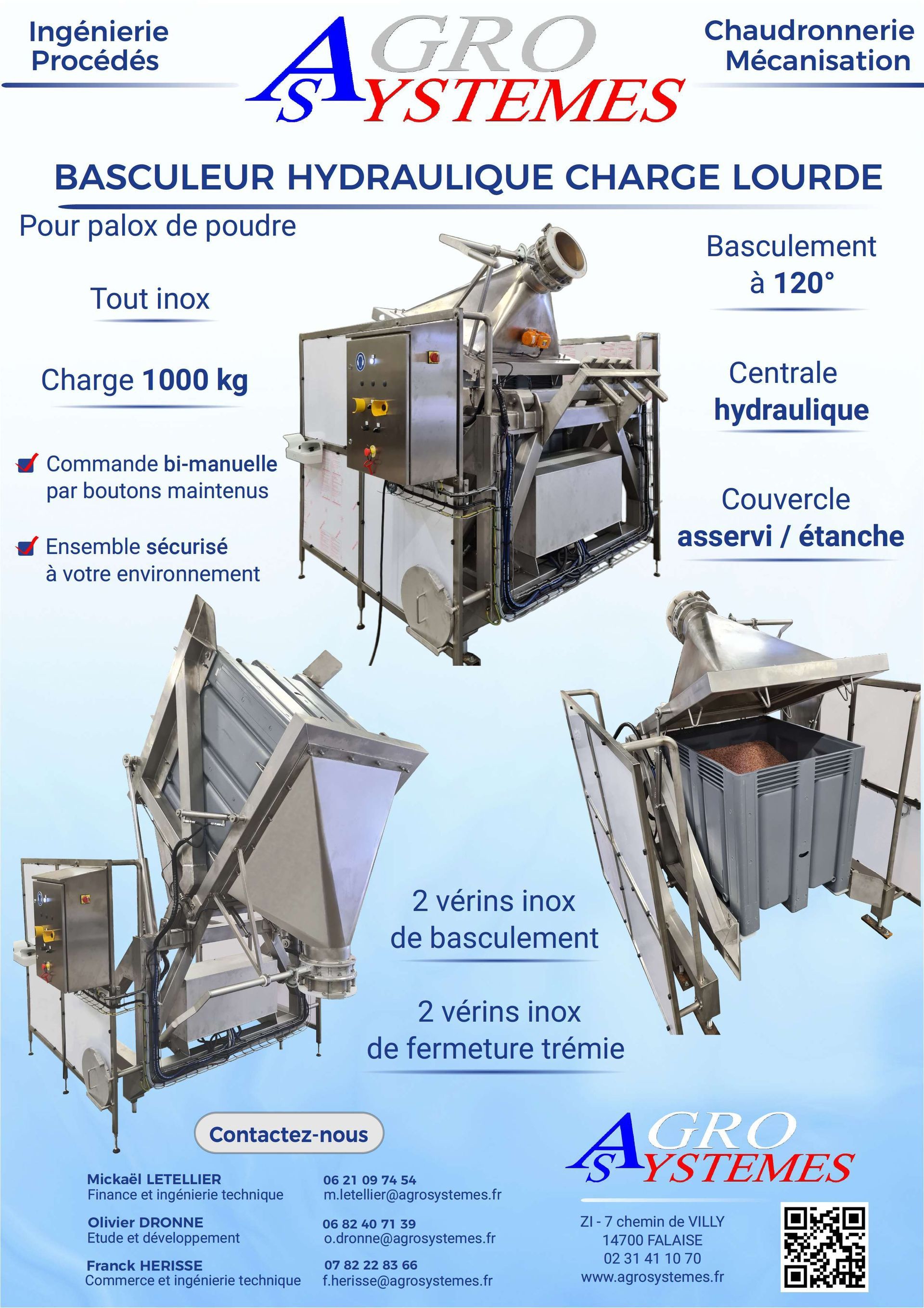 Basculeur charge lourde