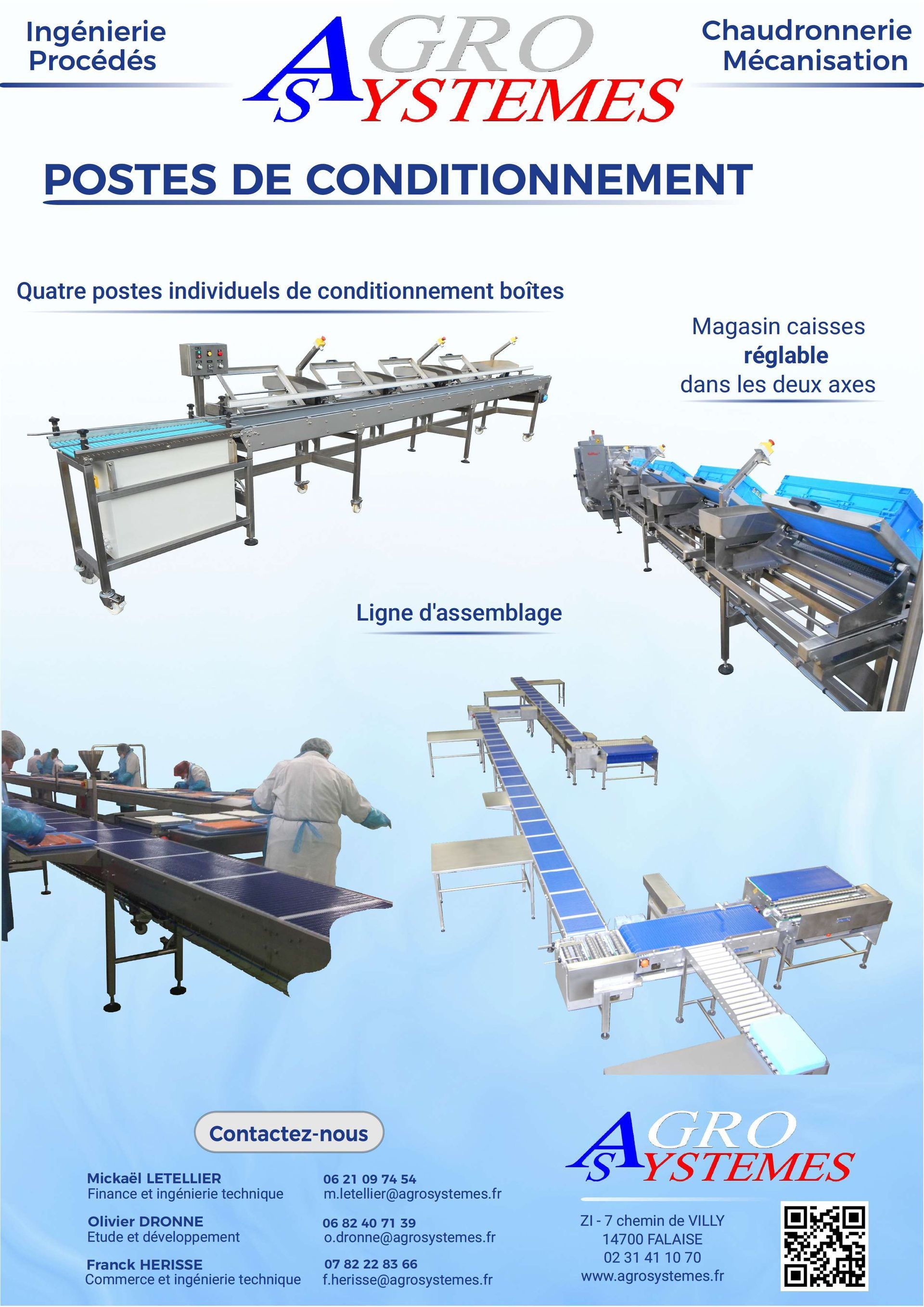 Postes de conditionnement