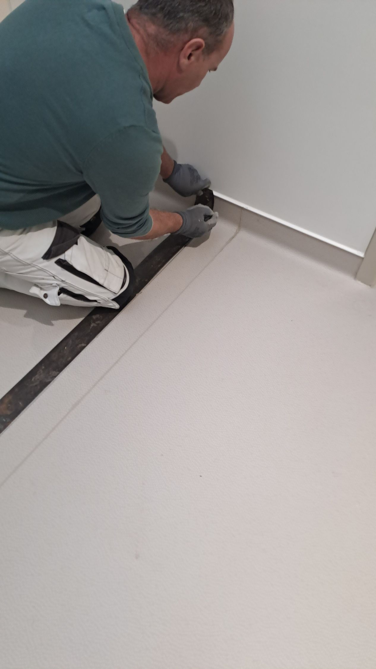 Pose de revêtement de sol