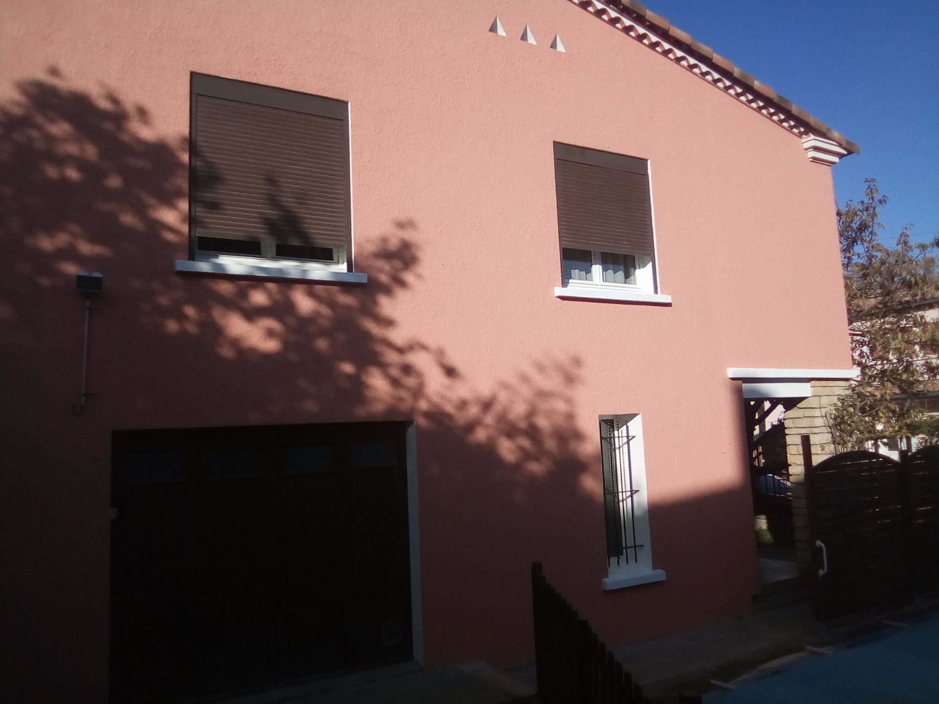 ITE d'une maison rose à Limoux