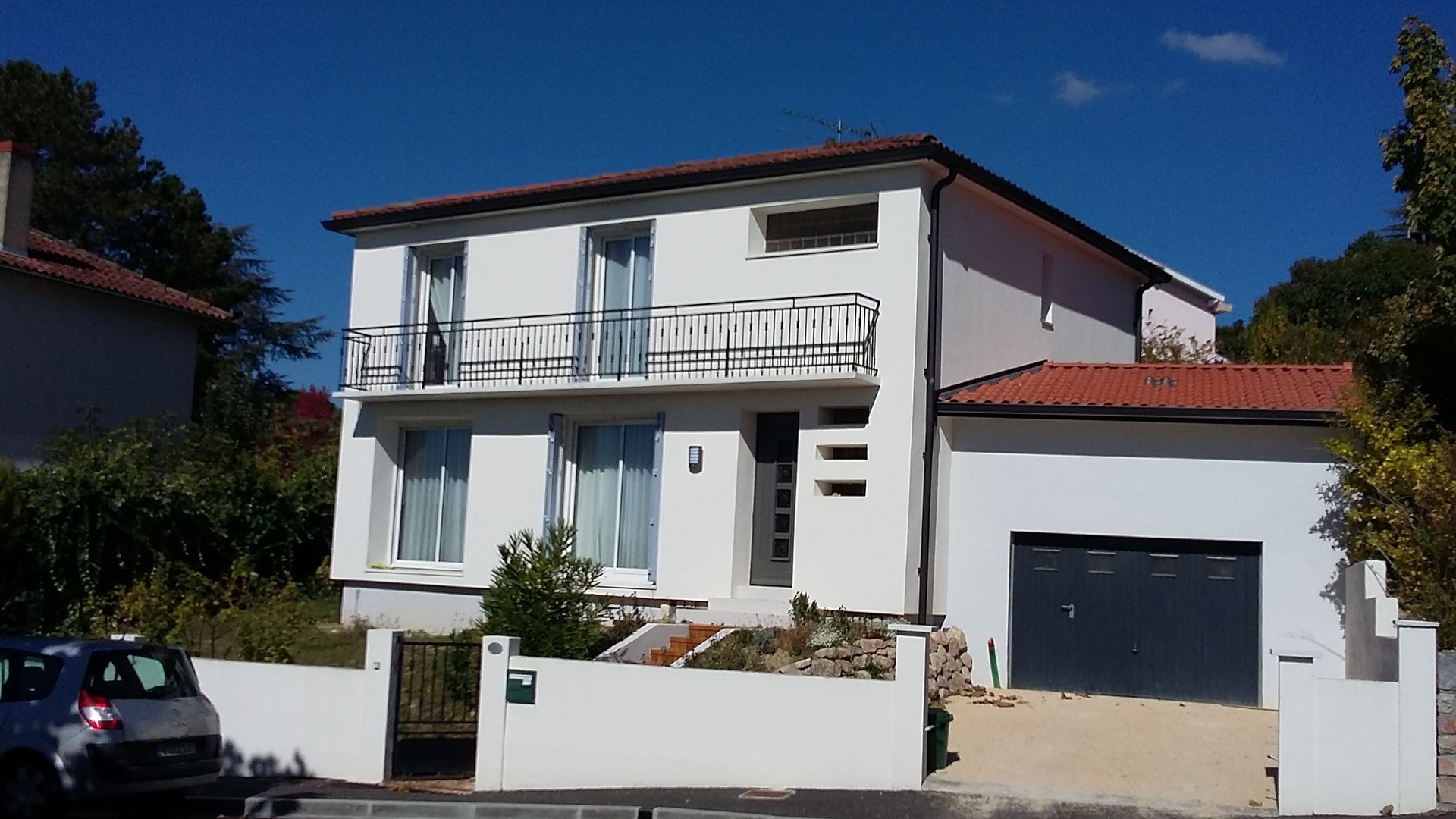 ITE d'une maison à Toulouse avec un balcon