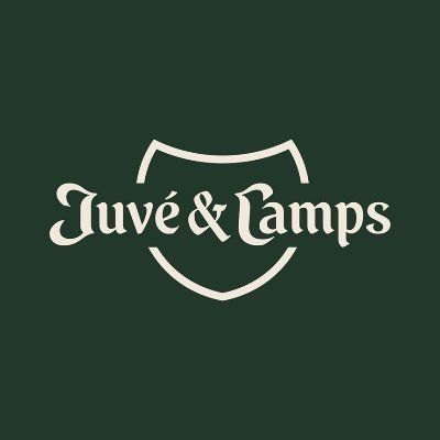 El logotipo de Juve & Camps está sobre un fondo verde.