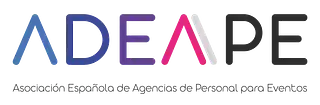 The logo for the adeape association espanola de agencias de personal para eventos