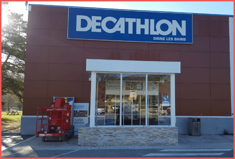 Façade magasin Décathlon