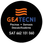 El logotipo de los descalcificadores de agua por ósmosis para piscinas Geatecni
