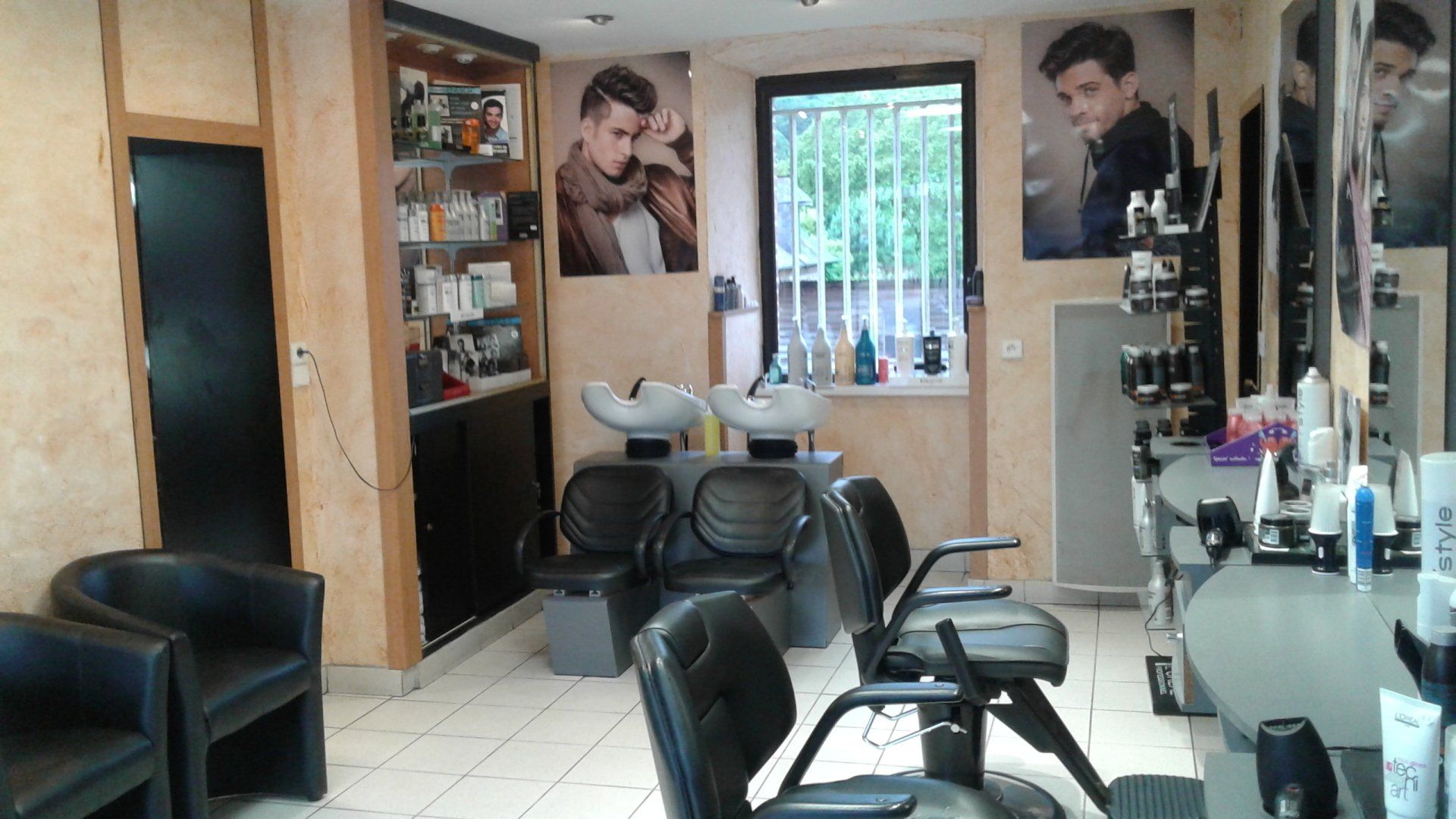 Espace shampoing homme