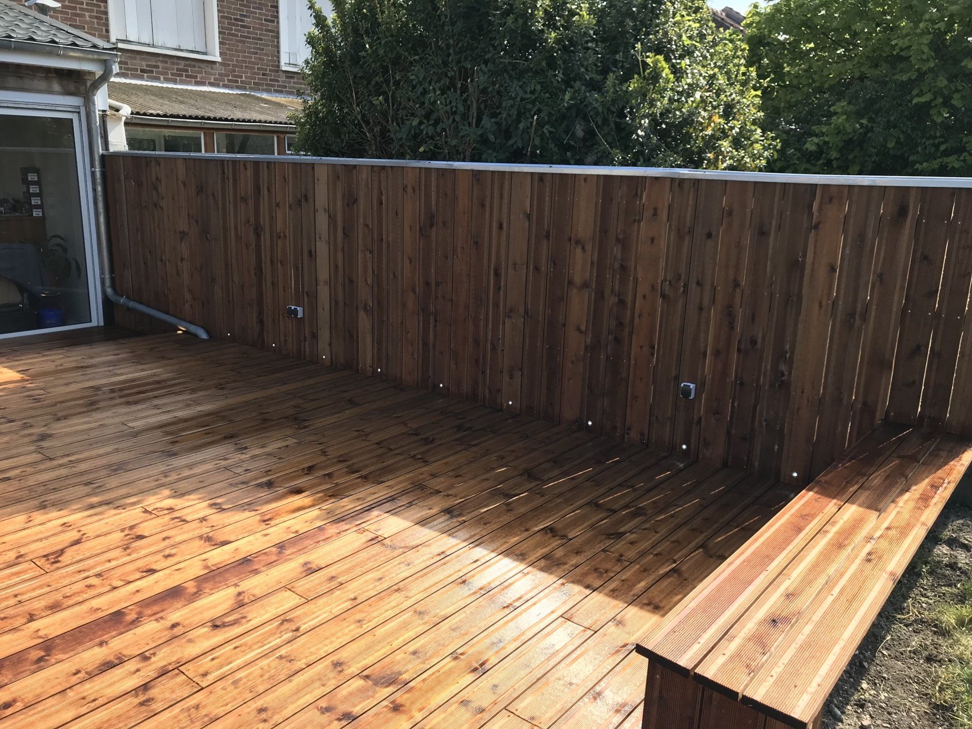 Pose d'une terrasse en bois