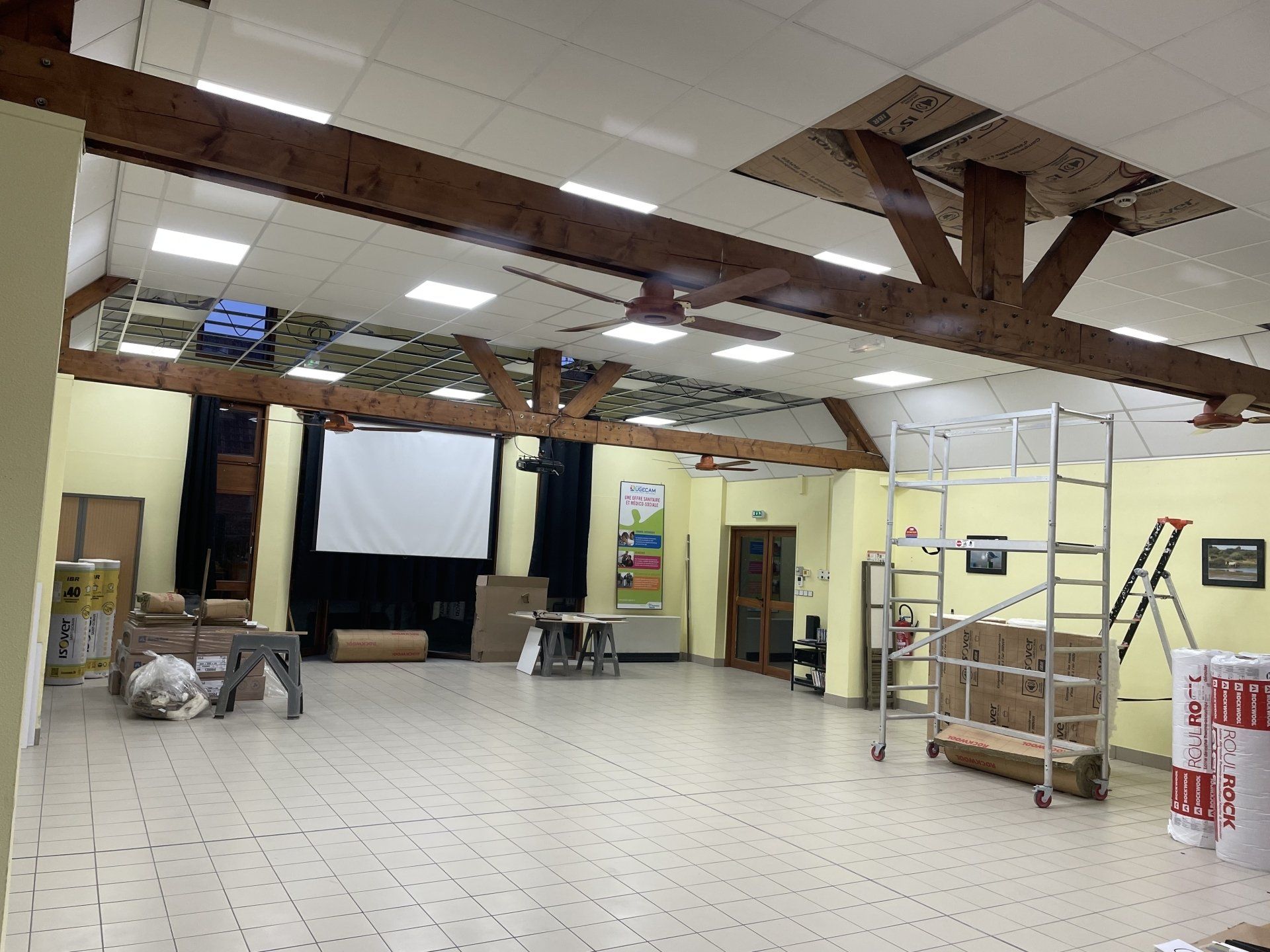 Rénovation faux plafond