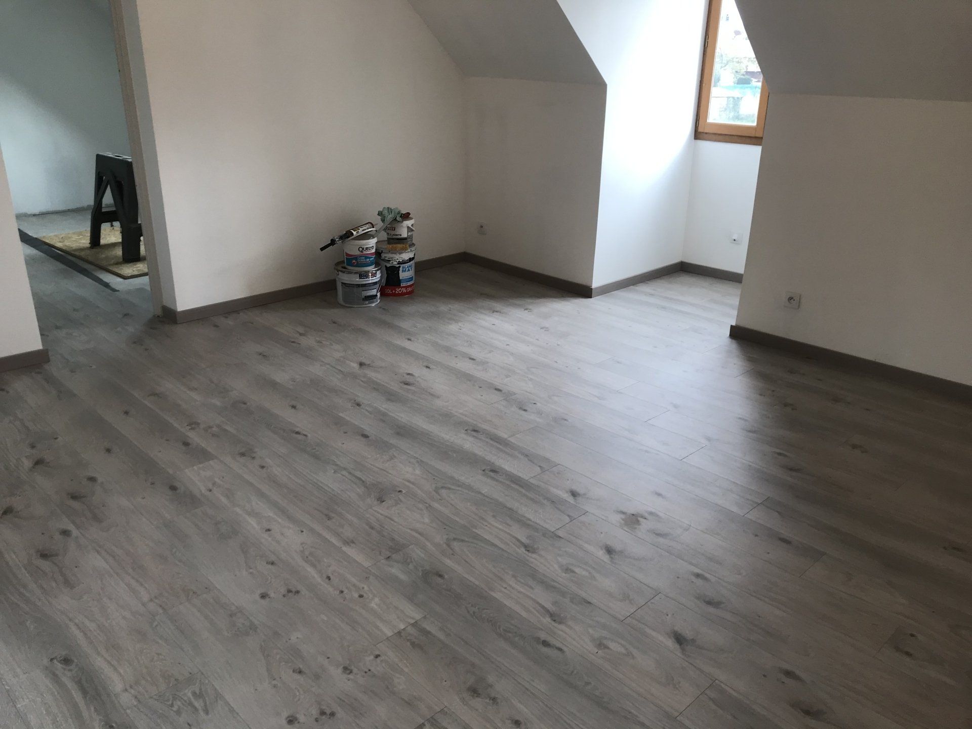 Pose de parquet flottant