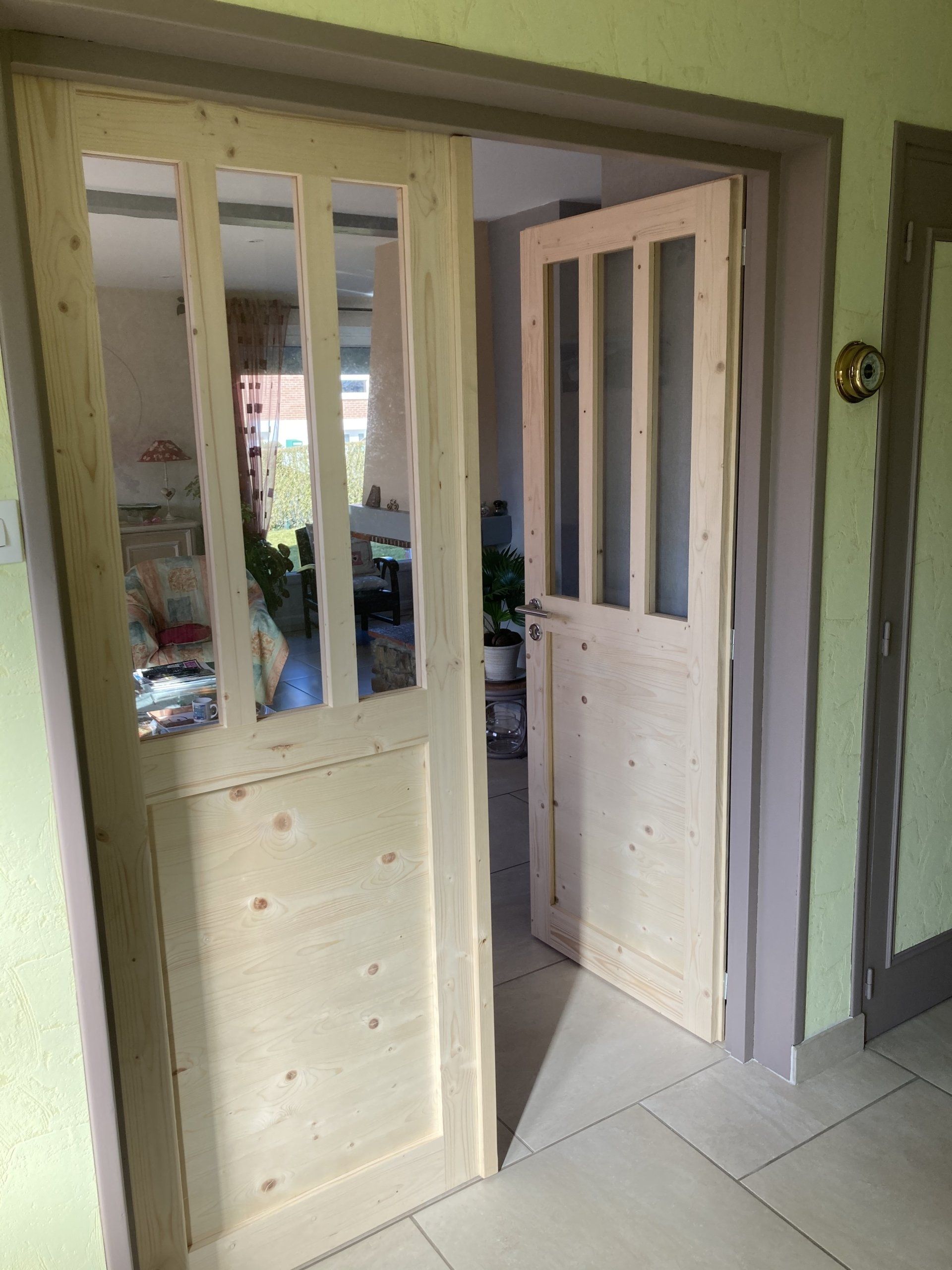 Double porte d'intérieur