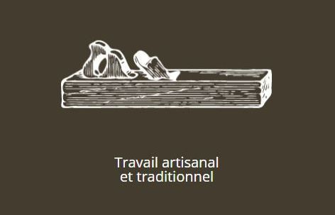 Travail artisanal et traditionnel.