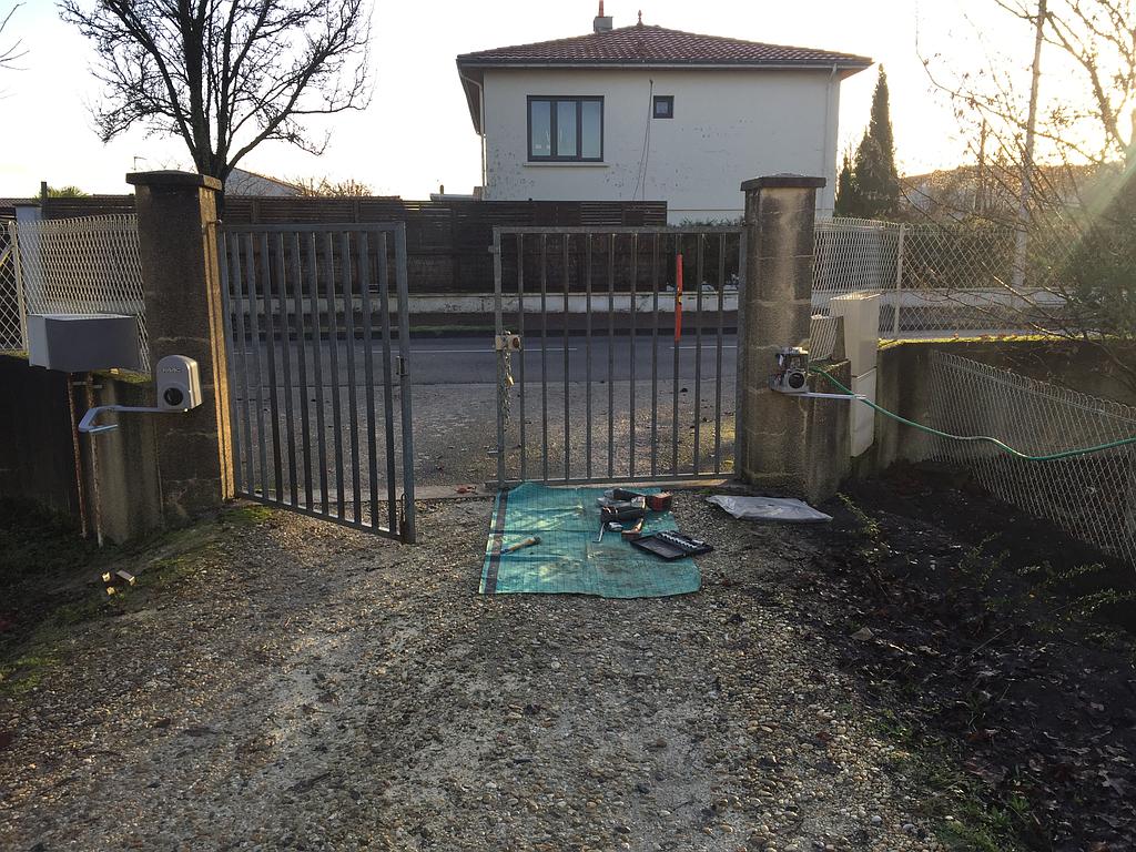 Pose d'un automatisme FAAC