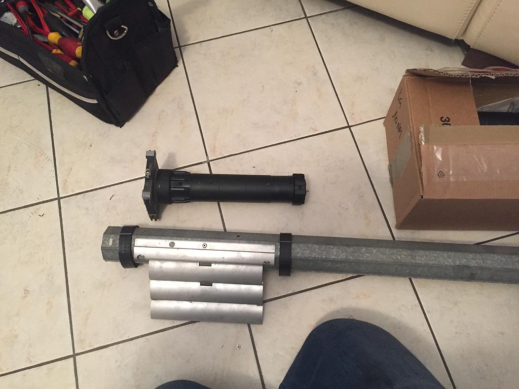 Installation d'un moteur volet Bubendorff