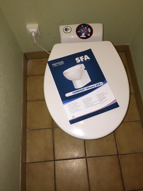 Pose d'un sanibroyeur