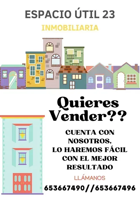 Un anuncio de Espacio Util 23 Inmobiliaria en español