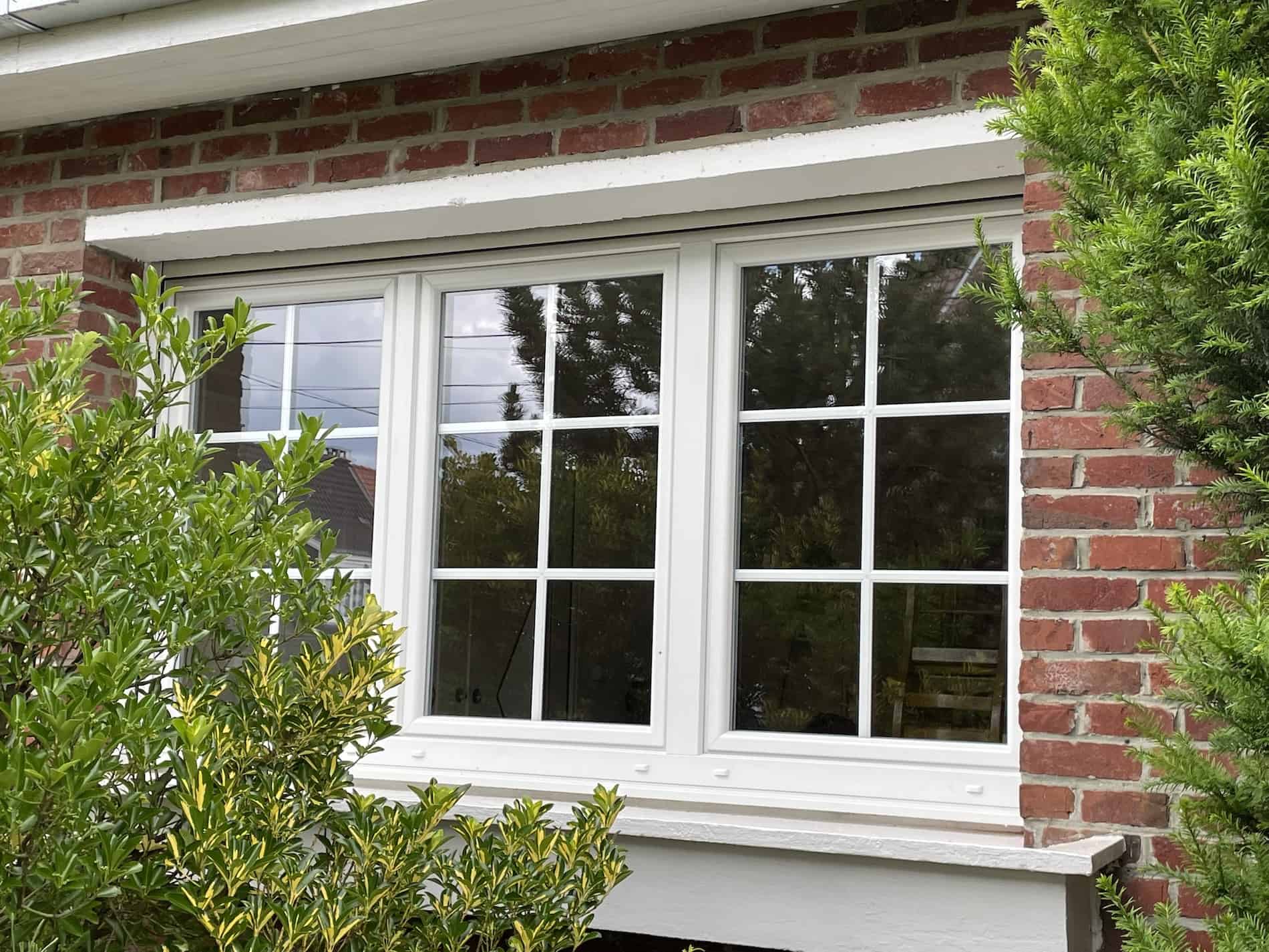 Fenêtres en bois blanc sur mesure