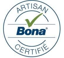 Logo artisan Bona certifié.