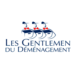 Logo Les Gentlemen du Déménagement sur fond blanc