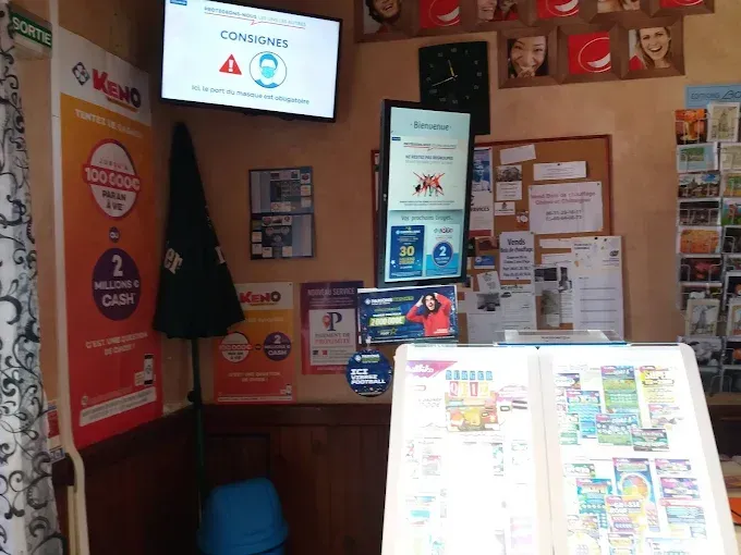 Une borne de jeux à gratter