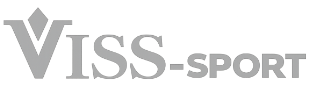 Logotipo de VISS-sport en texto gris y plateado sobre fondo blanco.