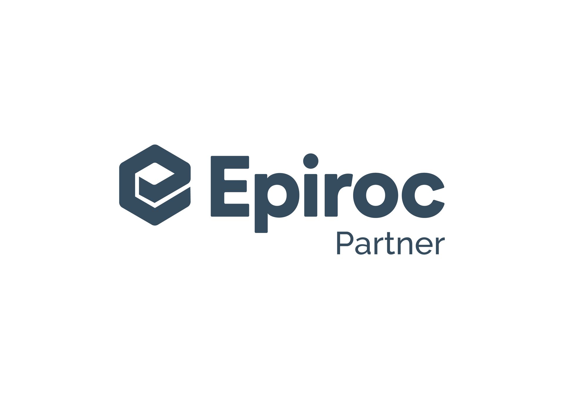 Das Epiroc-Partnerlogo befindet sich auf einem weißen Hintergrund.