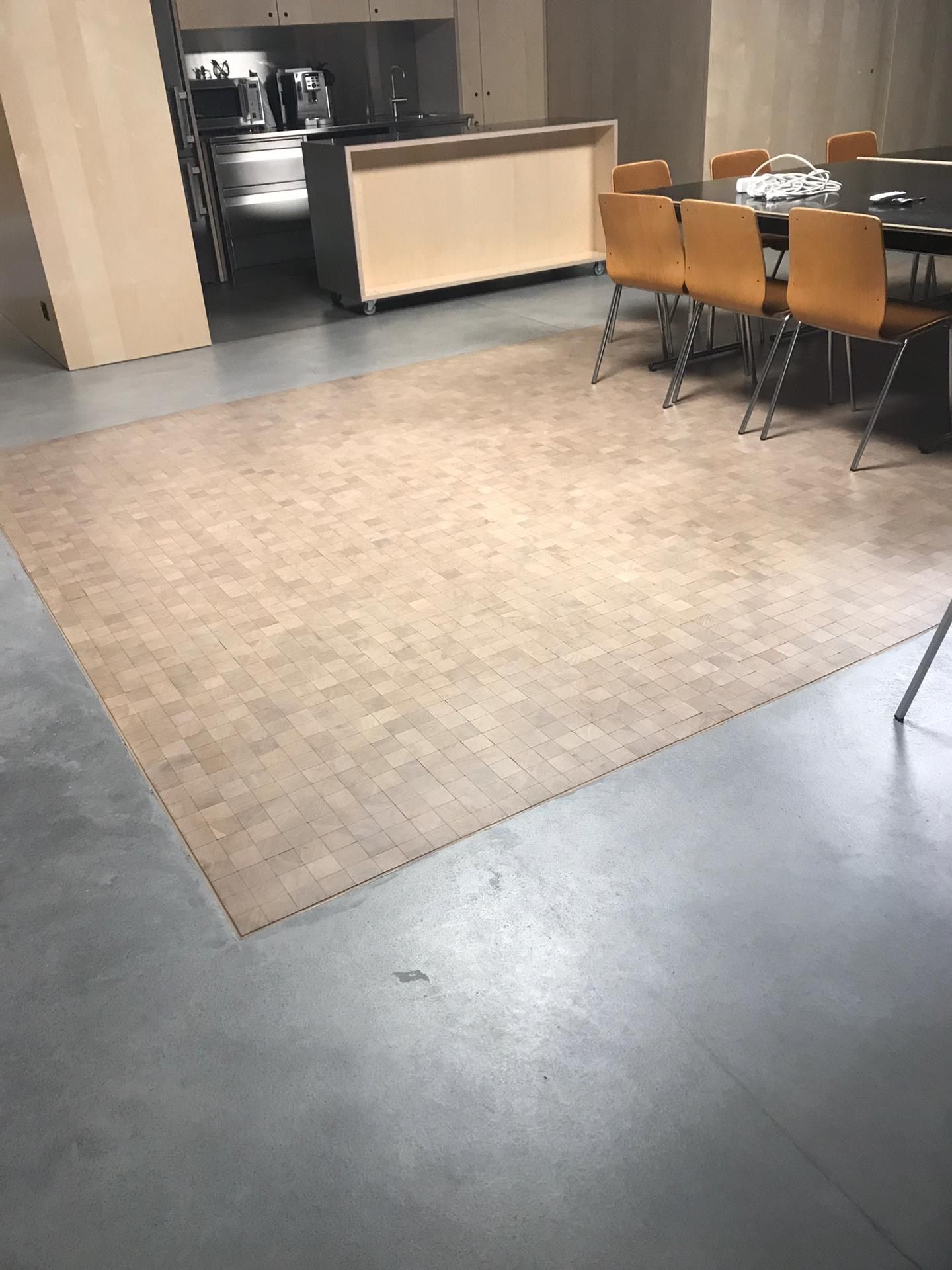 Ilôt en bois debout - Sols Tech