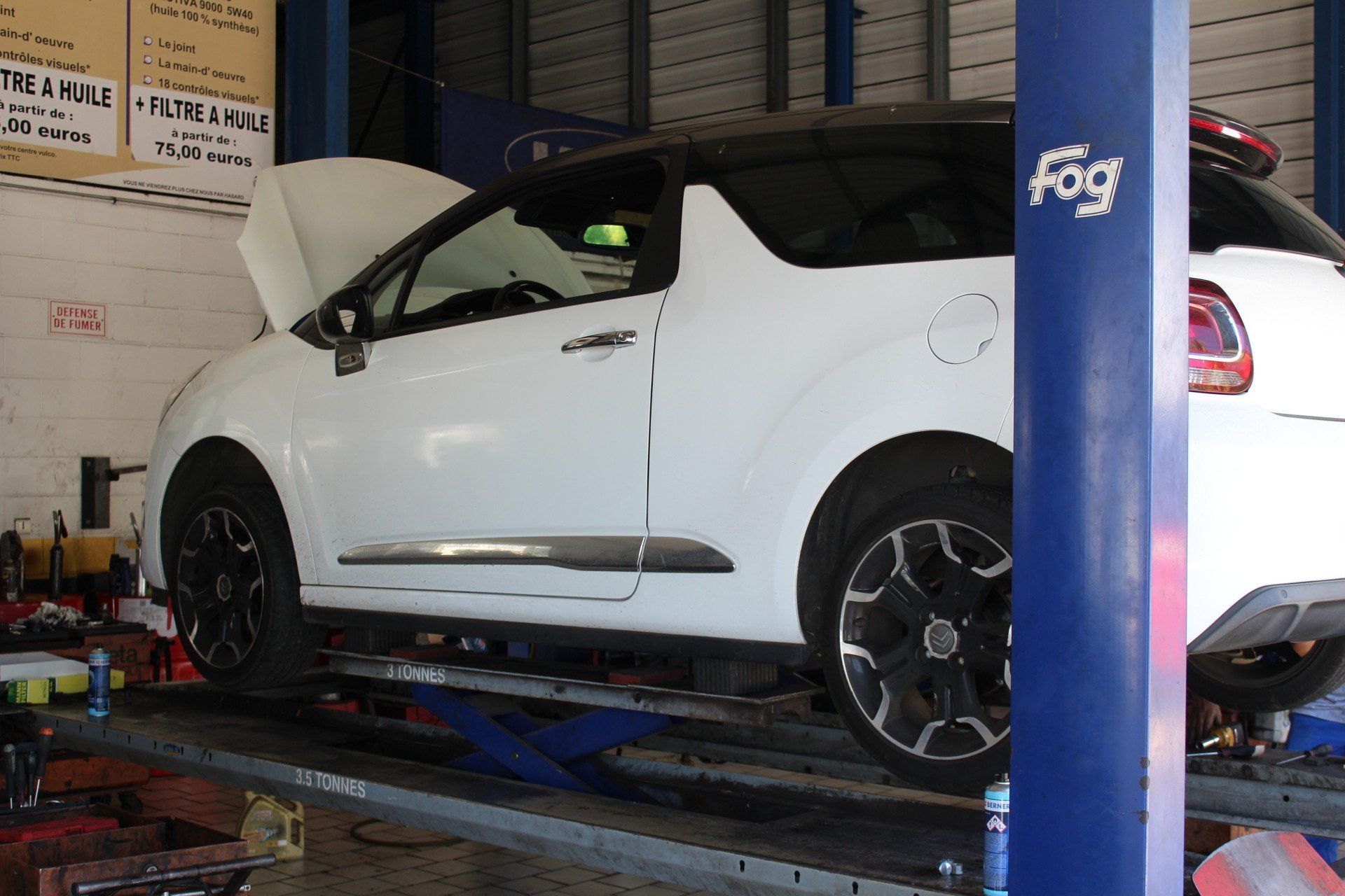 Réparation d'un véhicule