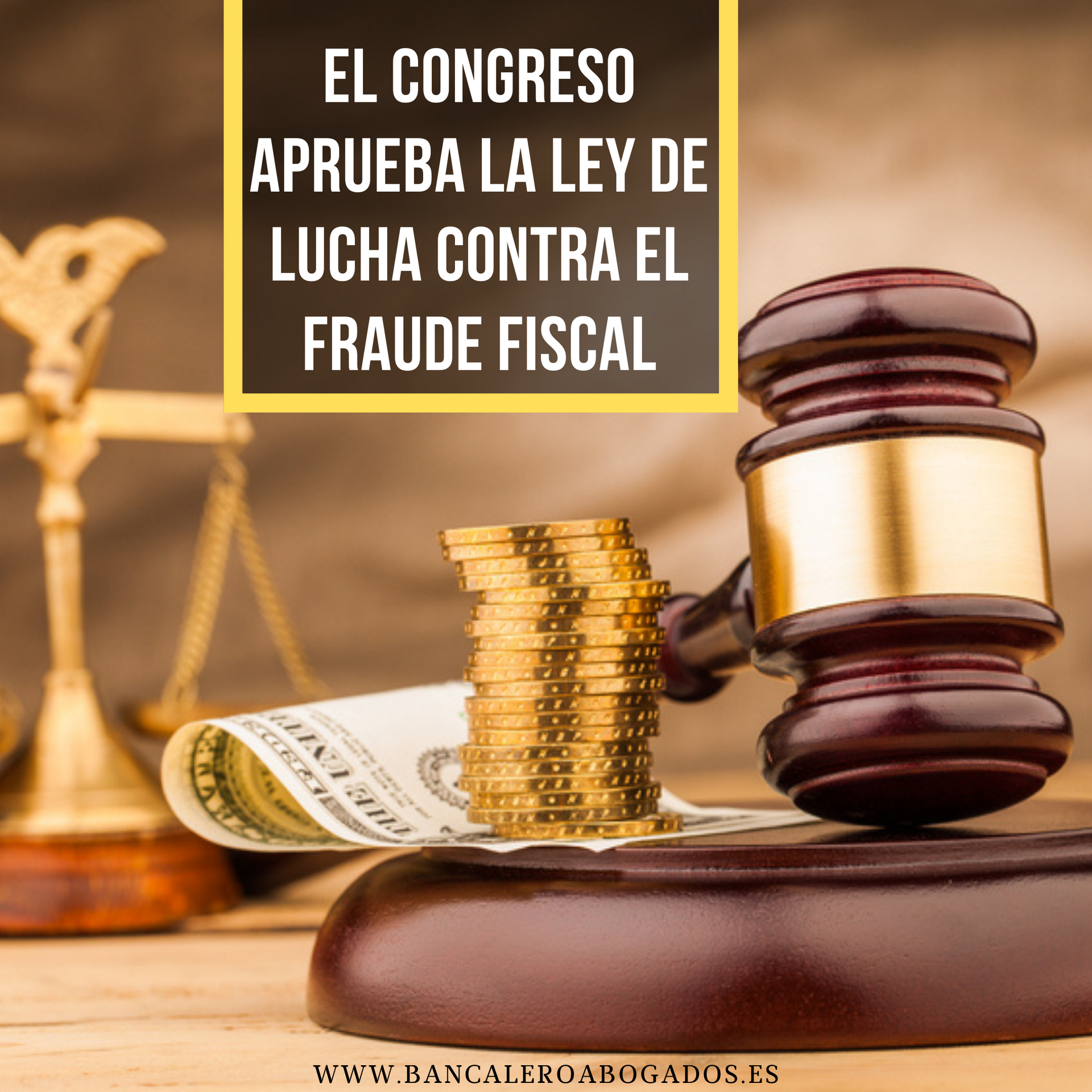 El Congreso aprueba la Ley de Lucha contra el Fraude Fiscal