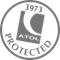 A seal that says ' atol protected ' on it