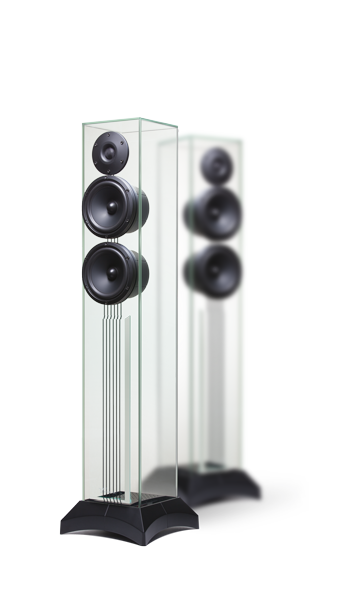 Enceinte HI-FI transparente