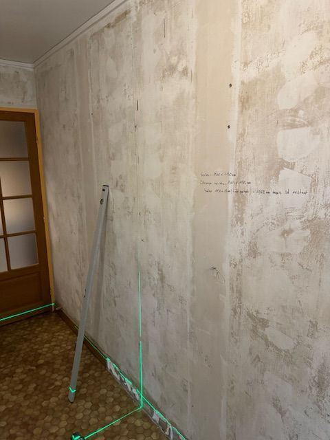 Mur avant peinture