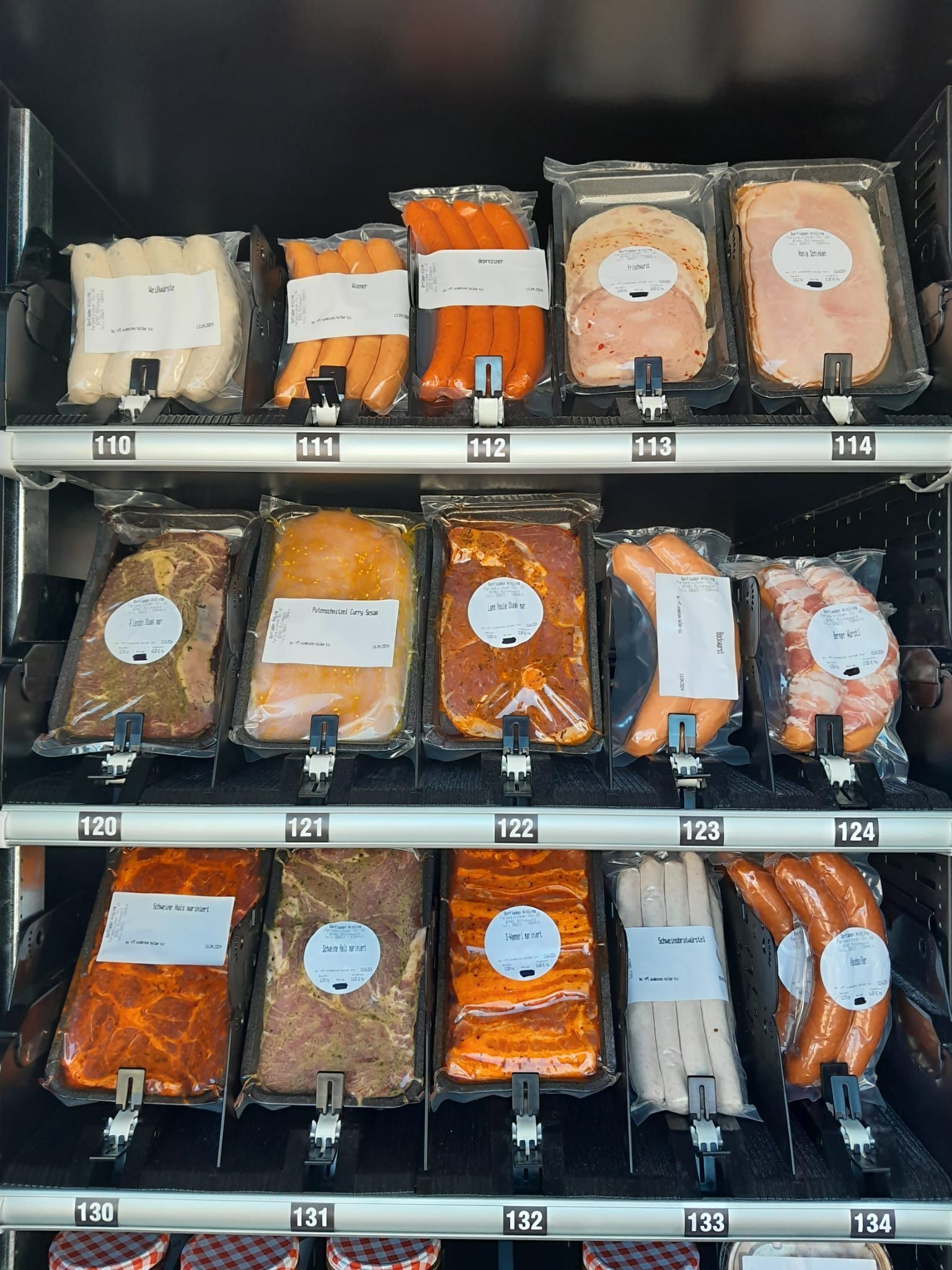 Fleischautomaten von Dorfladen Witting