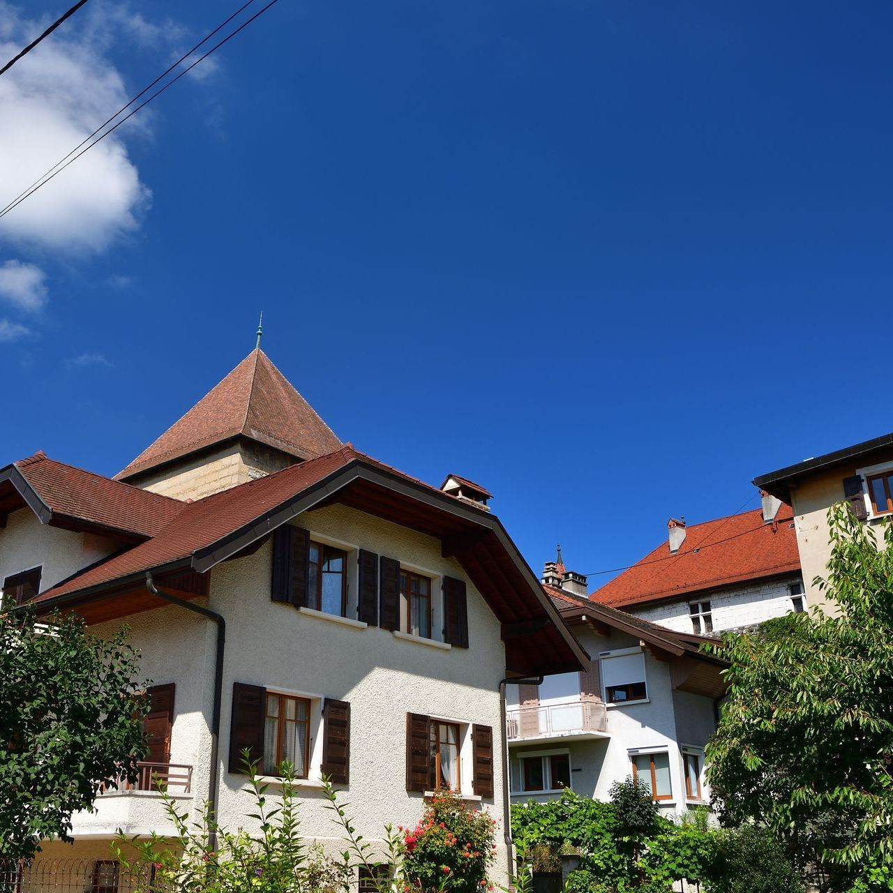 Travaux de façade en cours