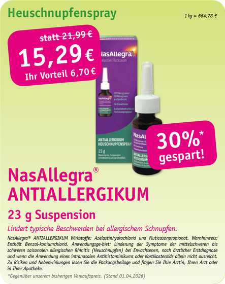 Werbung für Bepanthen Wundheilungssalbe; weiße Tube mit blauem Text, 38 % Rabatt.