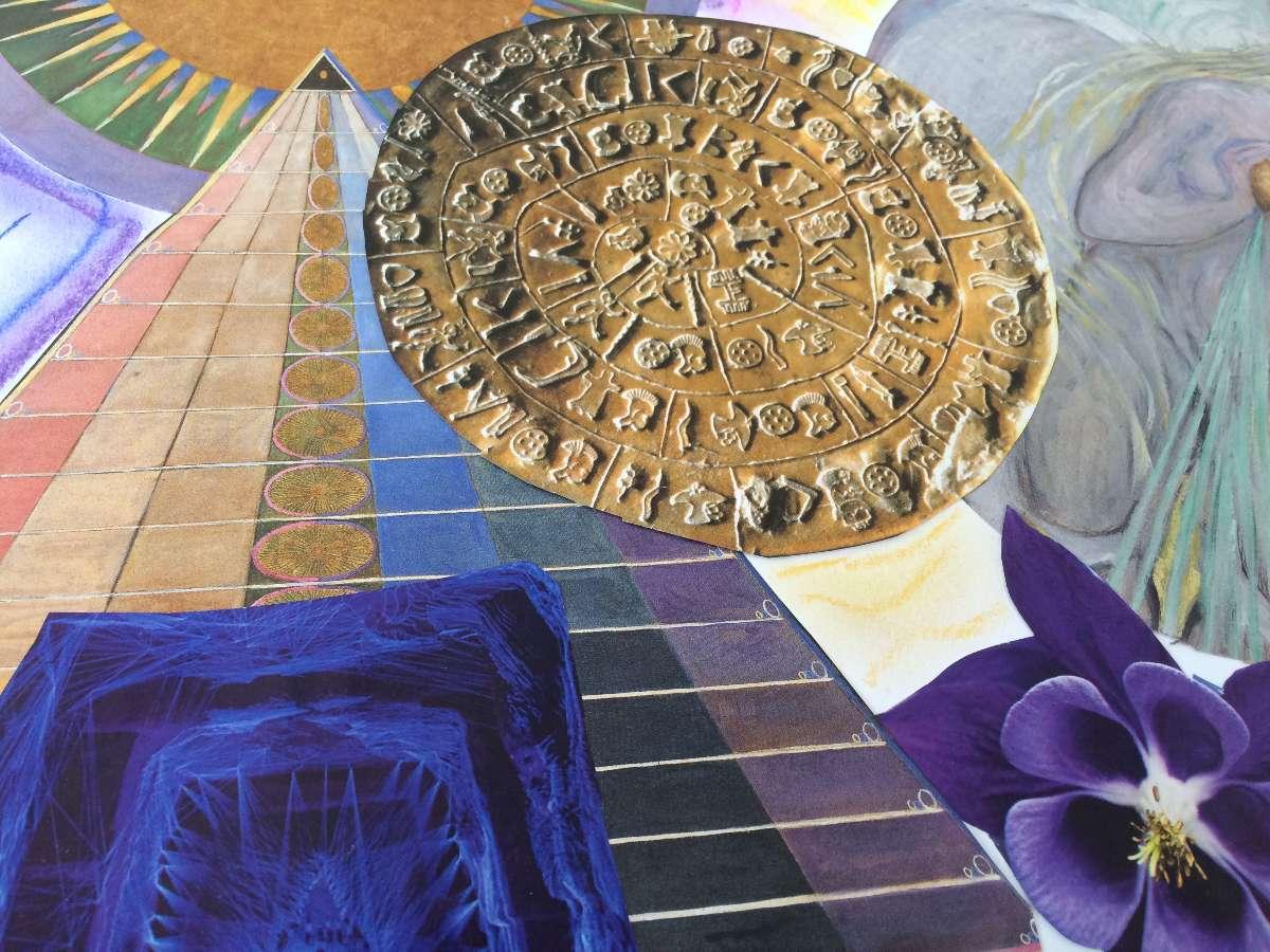 Composition dans les tons bleu