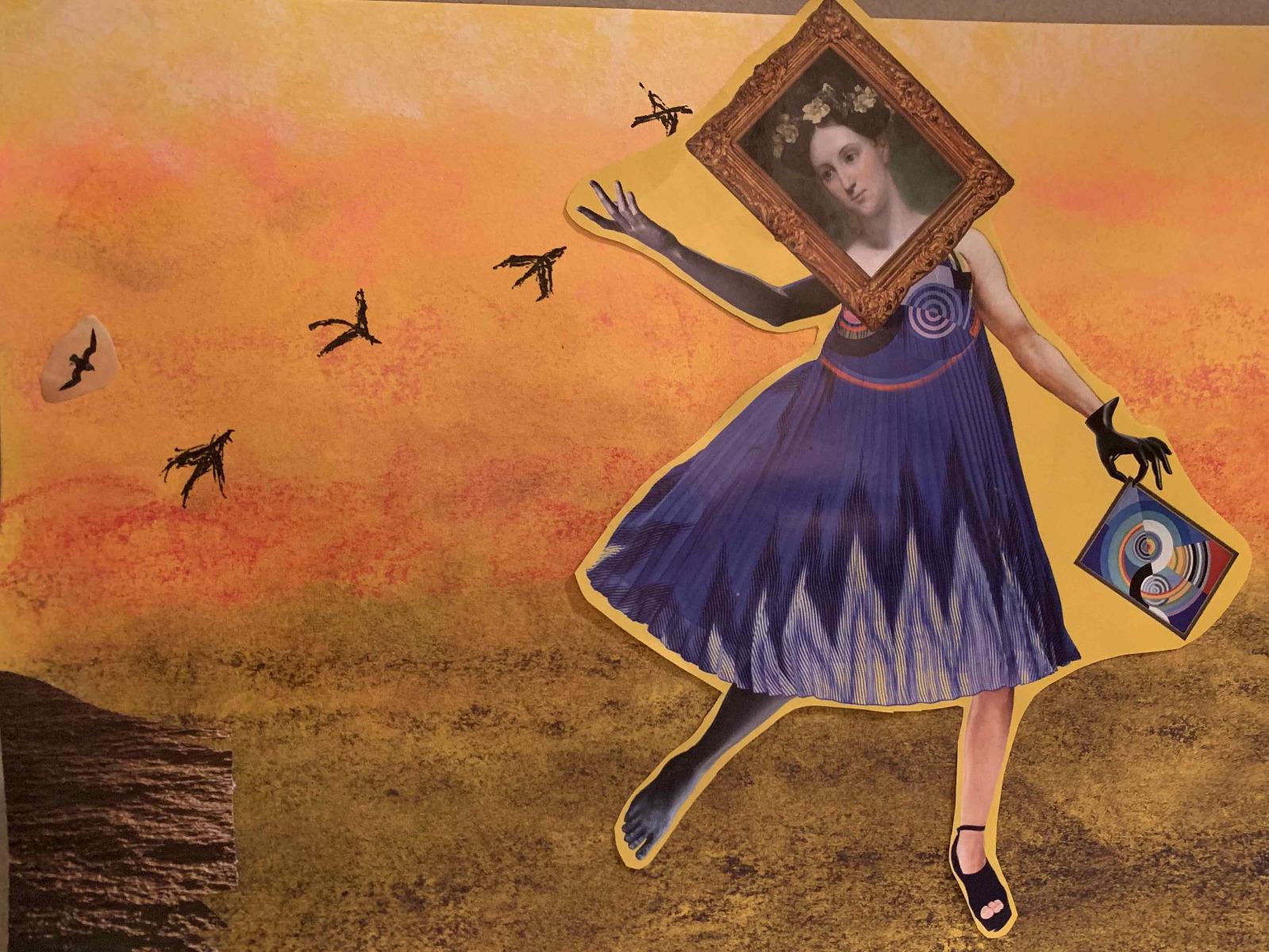 Composition avec une femme