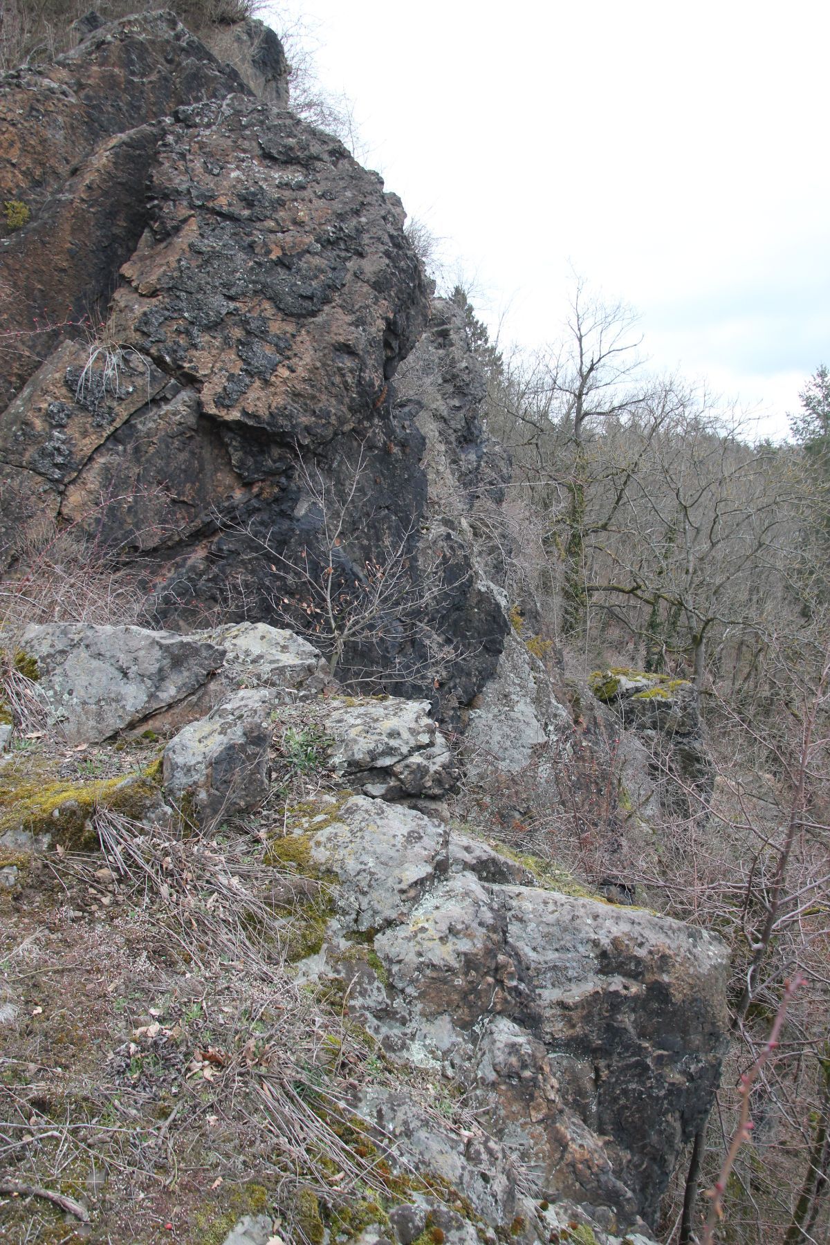 Idealisierter Baugrundschnitt mit Altauffüllungen