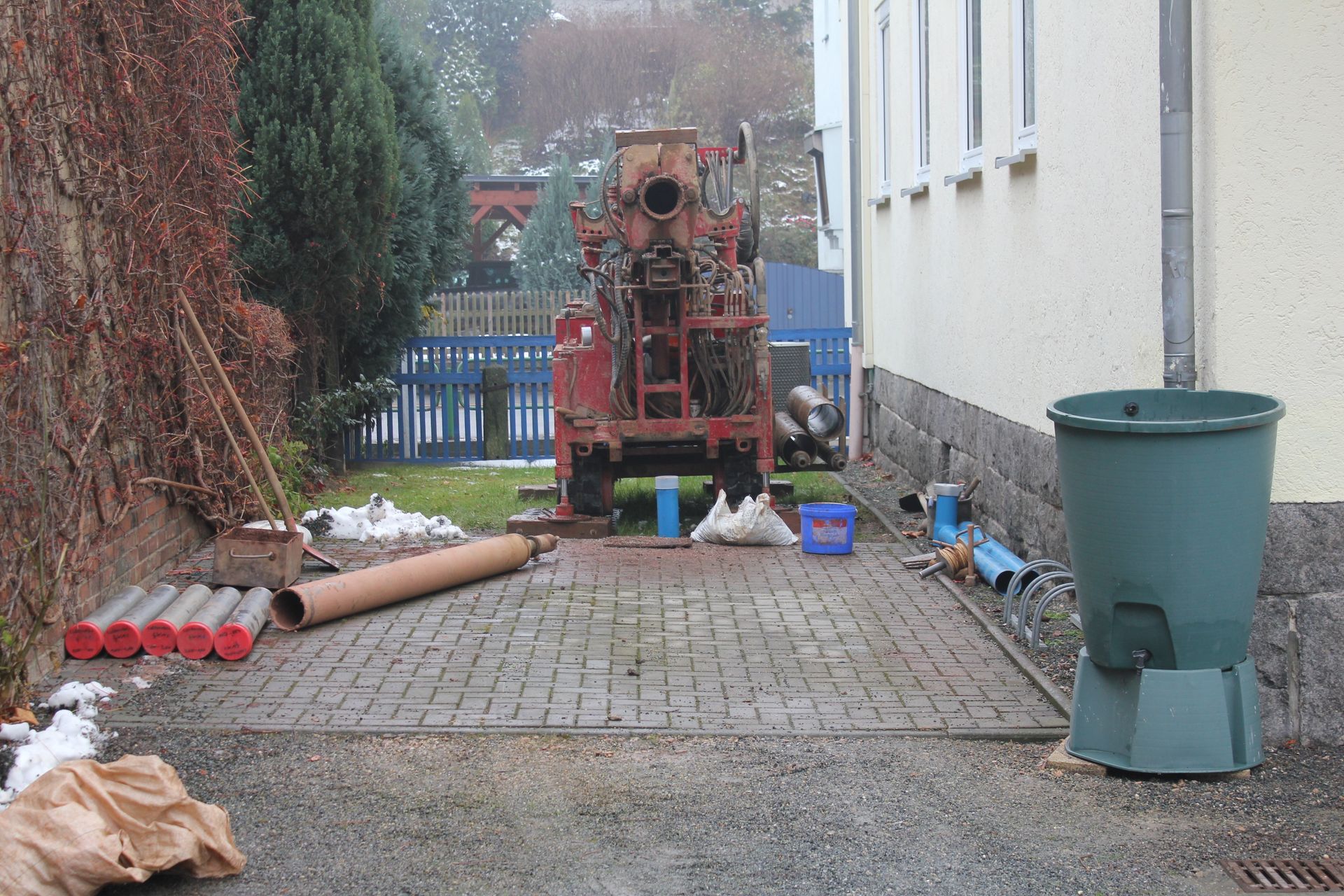 Idealisierter Baugrundschnitt mit Altauffüllungen
