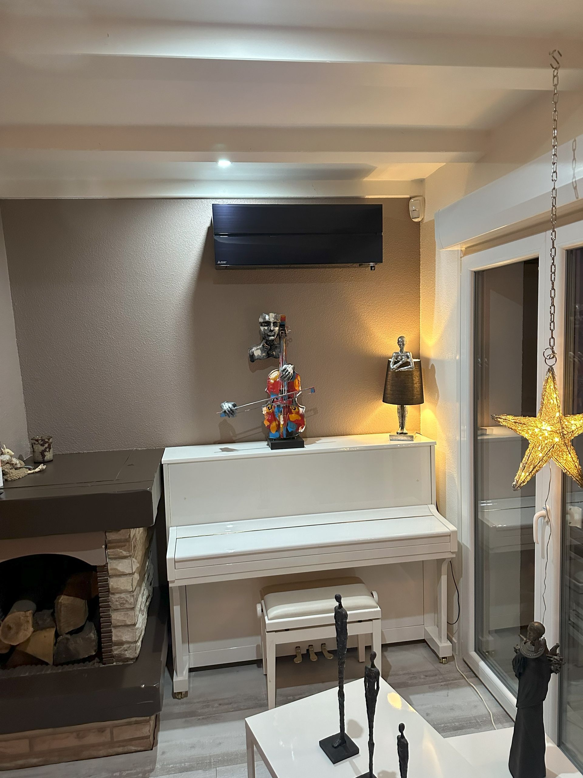 Climatisation en haut d'un mur