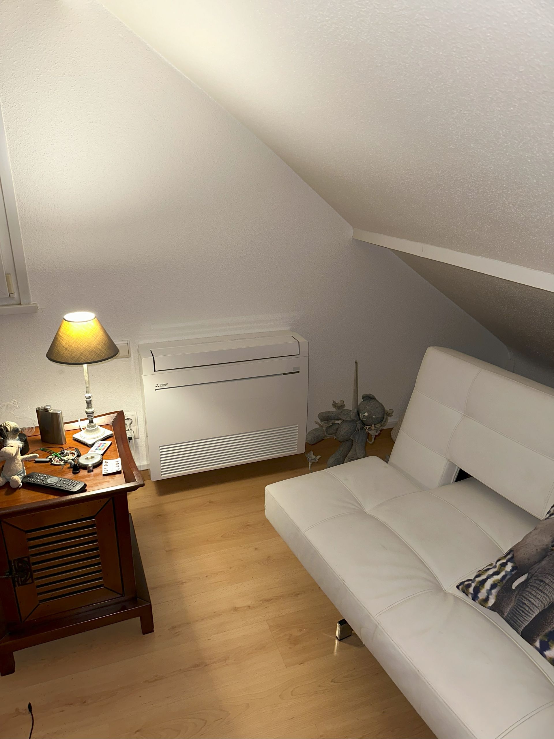 Unité de chauffage dans une pièce