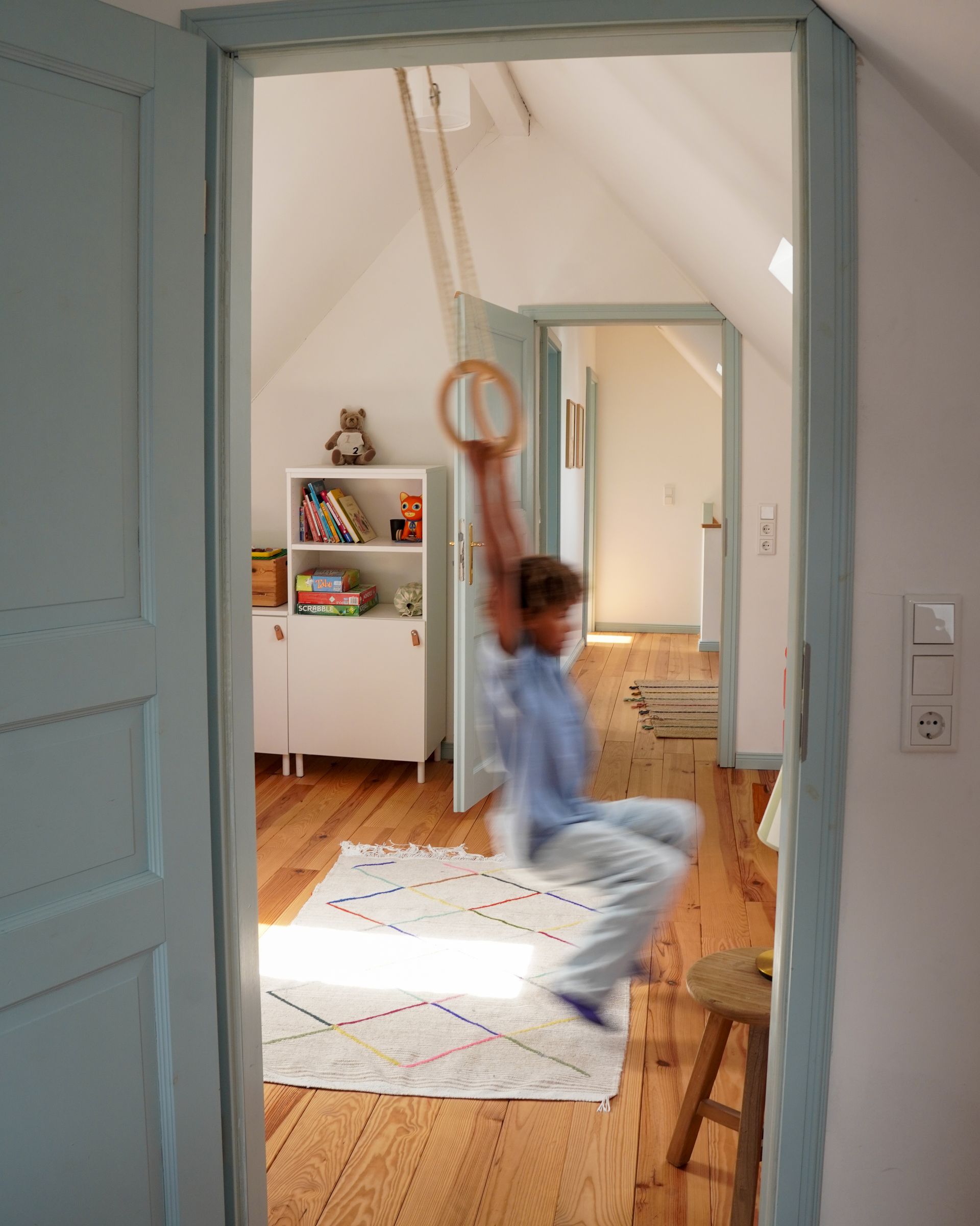 Turnringe im Ferienhaus Dilsberg – beliebt bei Kindern