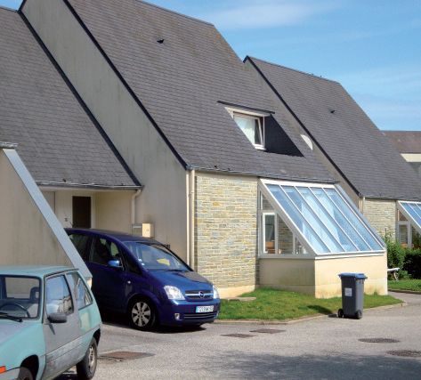 Maisons de cité avec petite verrière