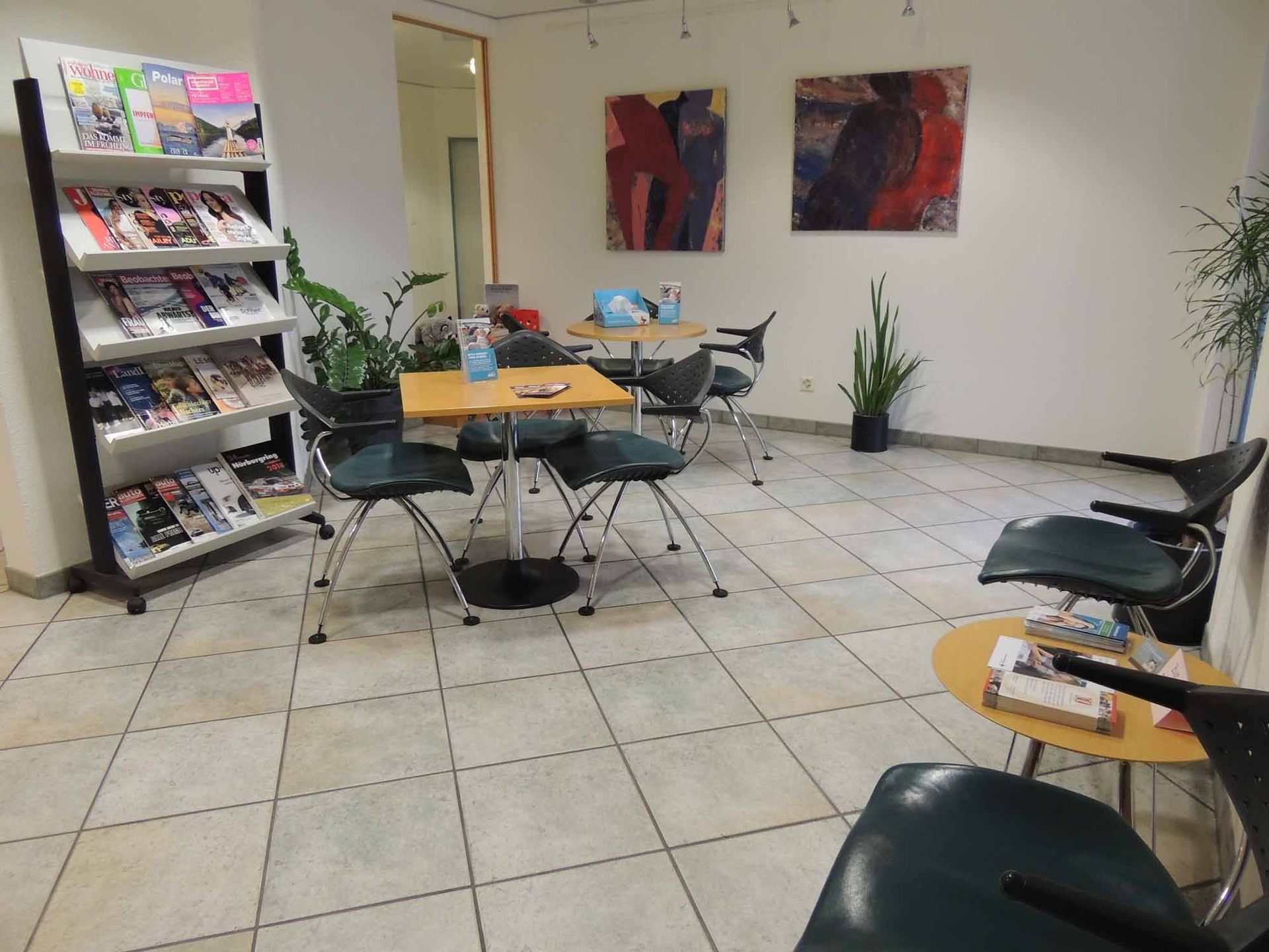 Wartebereich - Gemeinschaftspraxis Posthorn