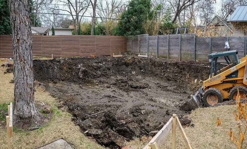 Terrassement pour installer une piscine