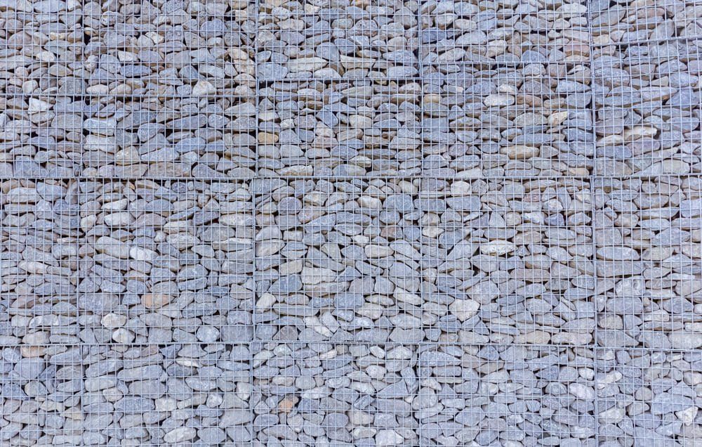 Mur de soutènement en gabions