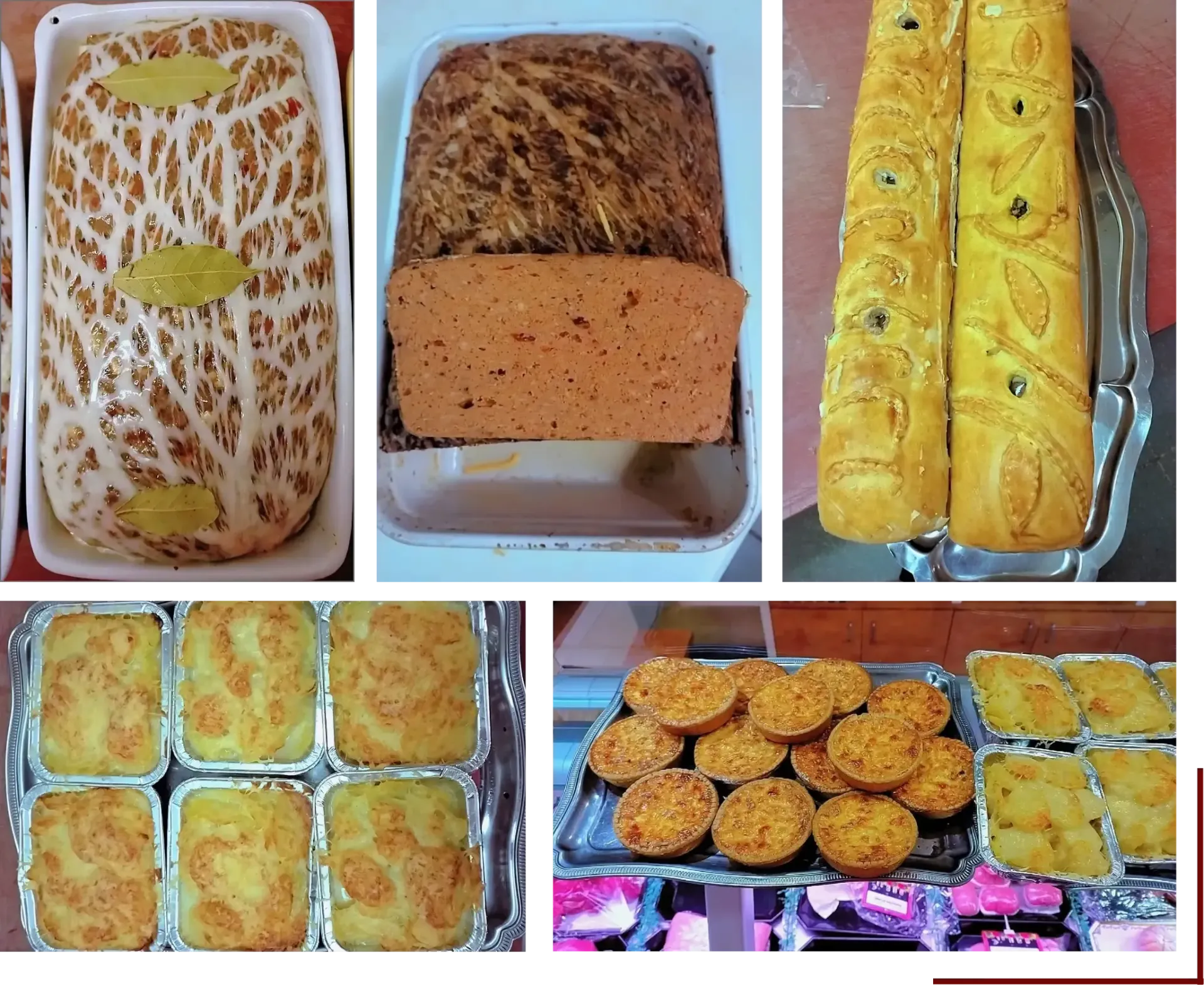 Assortiment de plats cuisinés