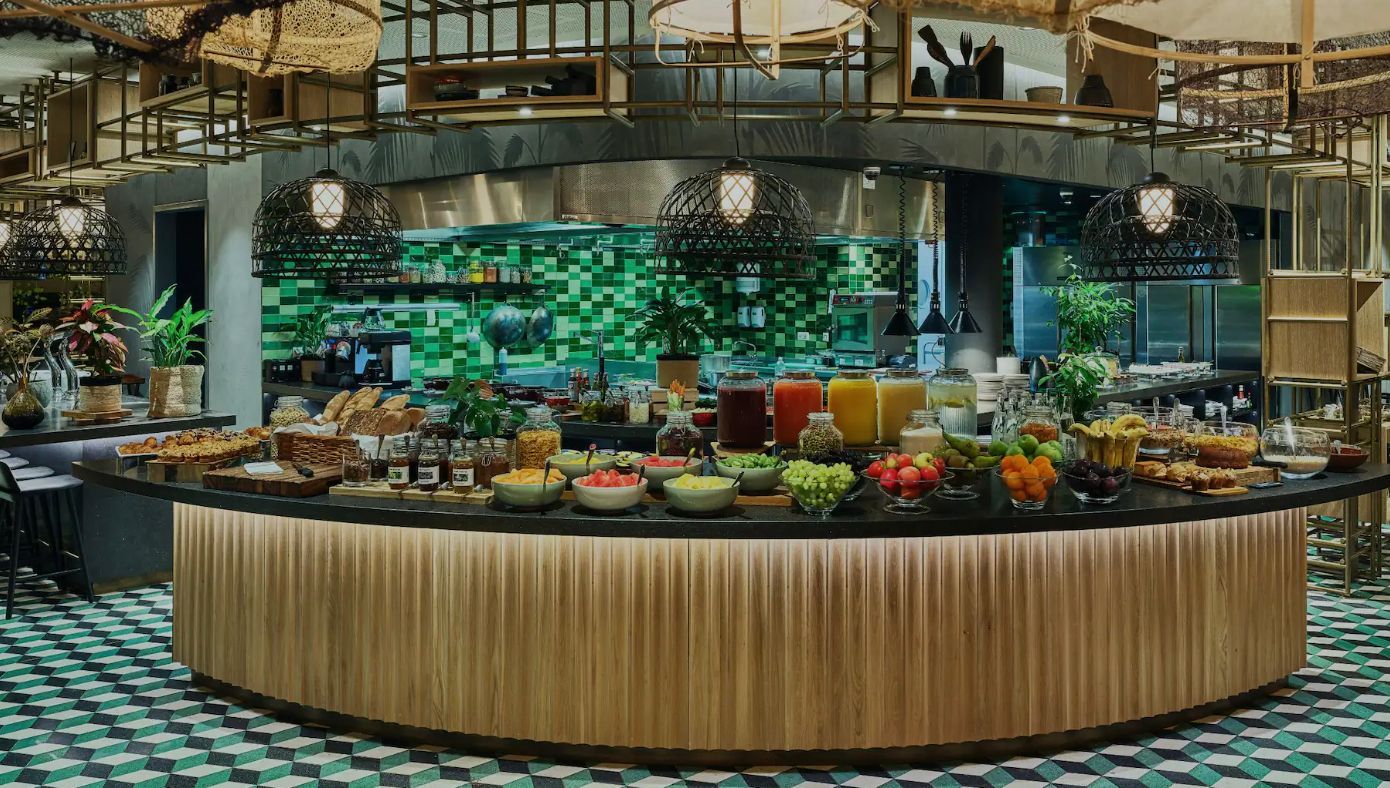 Ontbijtbuffet in het Hyatt Regency Hotel Amsterdam 